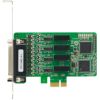 4-port RS-422/485 PCI Express board with 4 kV surge and 2 kV electrical isolation with cable DB25 PIN MALEMOXA